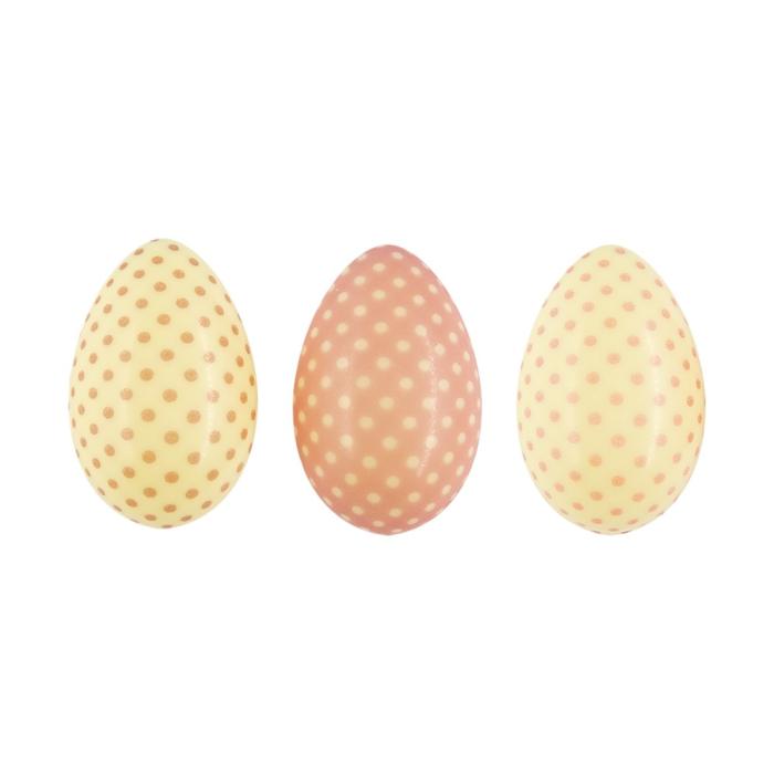 decorazioni uova pois pasqua 3 modelli di chocolatree