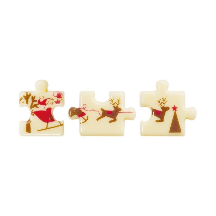 decorazioni puzzle natalizio 3 modelli di chocolatree