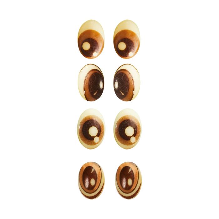 decorazioni occhi nocciola 4 modelli di chocolatree