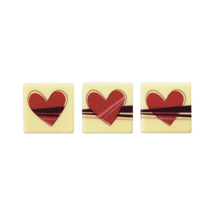 decorazioni quadrato cuore amore 3 modelli di chocolatree
