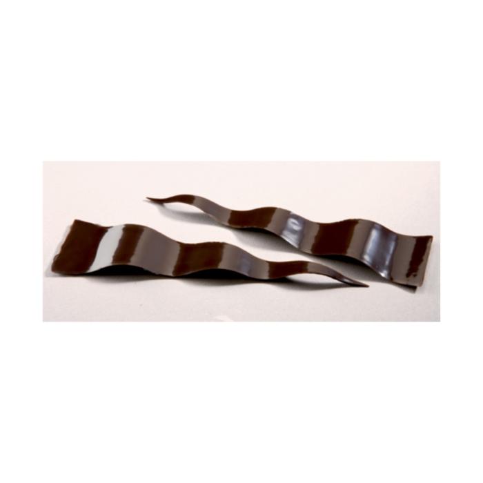 decorazioni triangolo onda puro cioccolato fondente di chocolatree