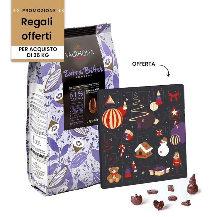 promozione cioccolato fondente extra bitter 61 36 kg di valrhona