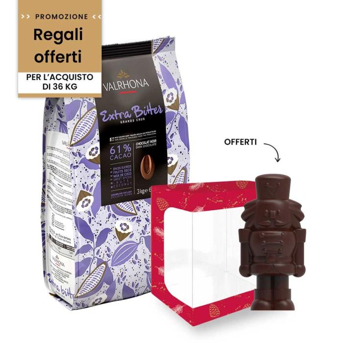 promozione cioccolato fondente extra bitter 61 36 kg di valrhona