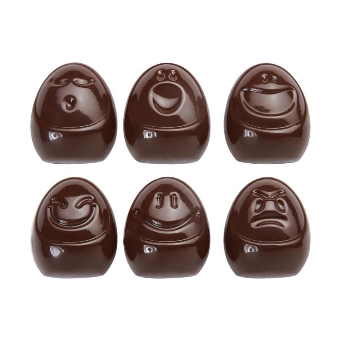 decorazioni uova personaggi pasqua 6 modelli di chocolatree