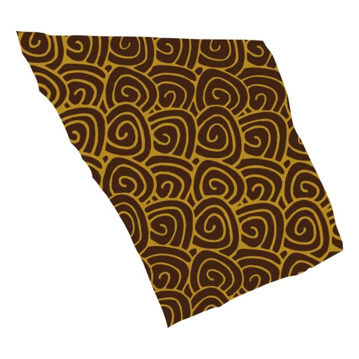 foglio trasferibile spirale giallo di chocolatree