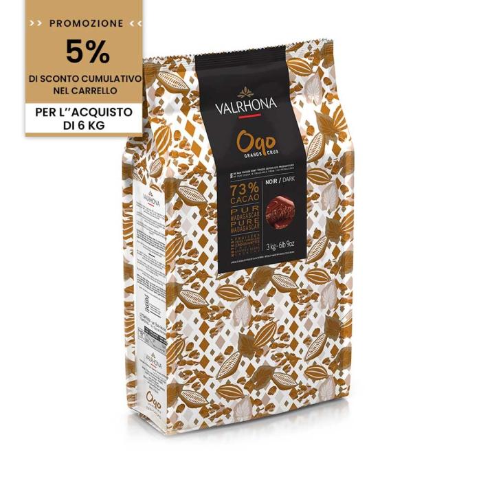 promozione cioccolato fondente madagascar 80 9 kg di valrhona