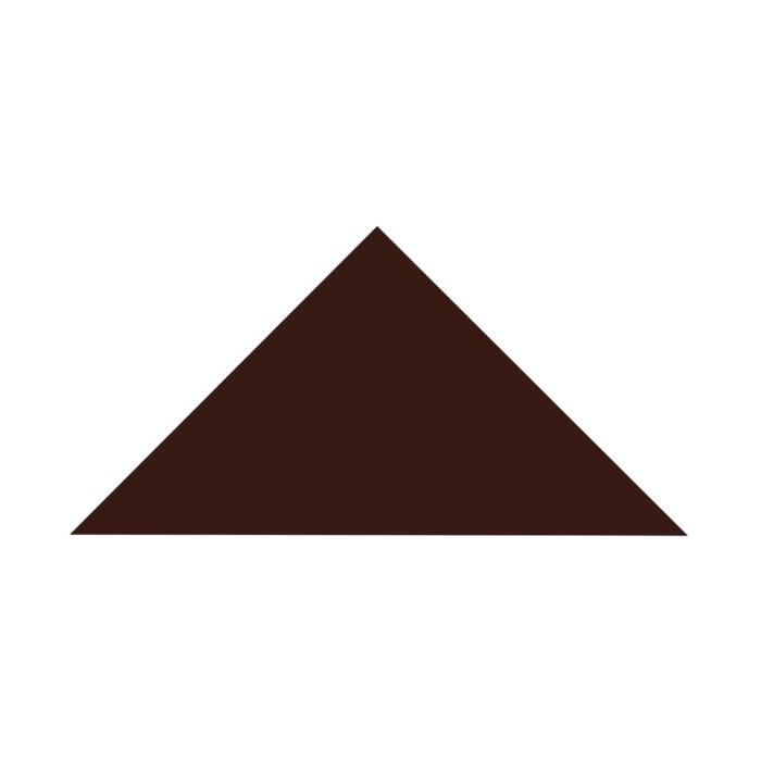 decorazioni triangoli in puro cioccolato fondente di chocolatree